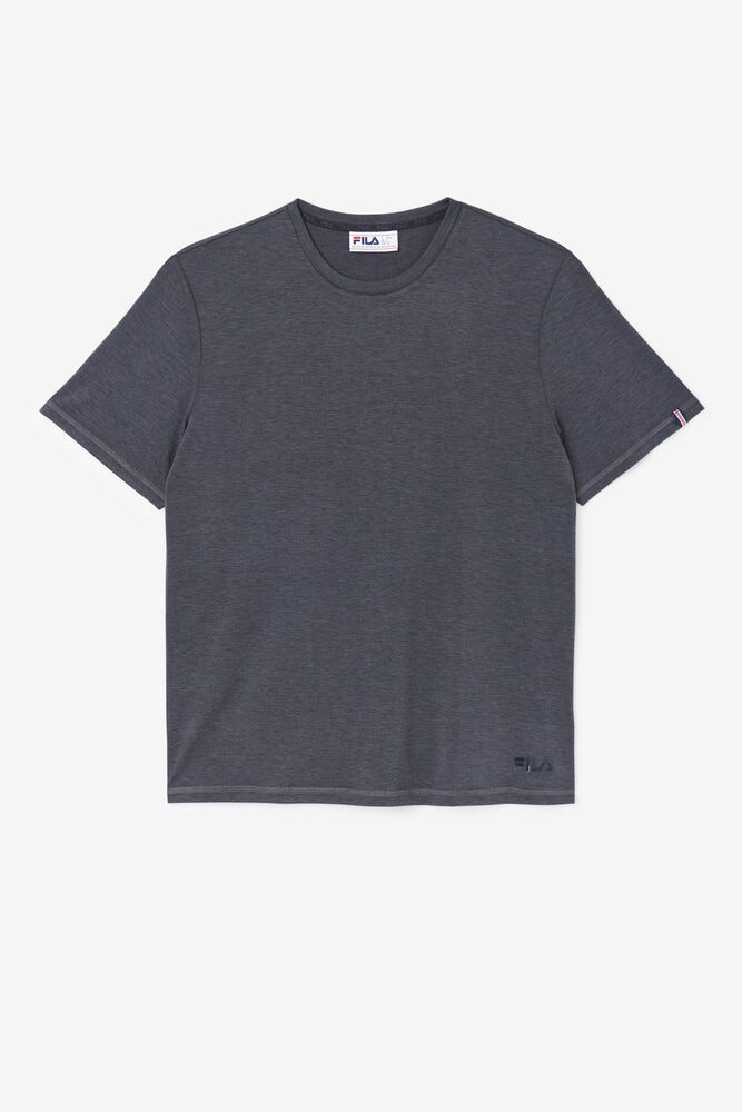 Fila T-Shirt Mens Grey - Commuter - Philippines 8325671-BO